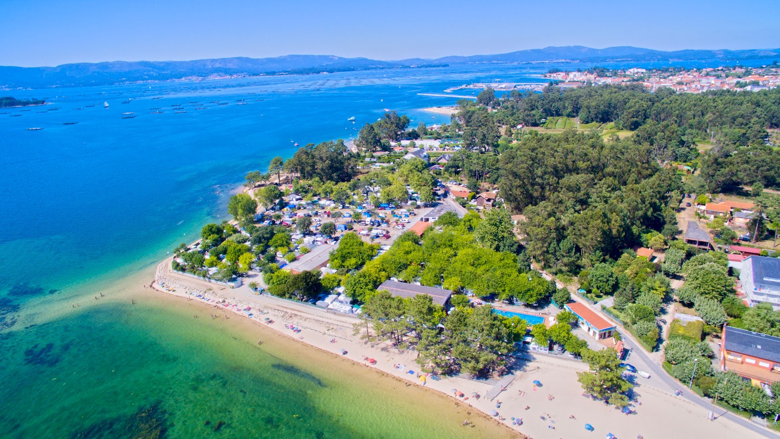 Camping Paisaxe, unknown accommodation in Vilanova de Arousa on the Camino Portuguese