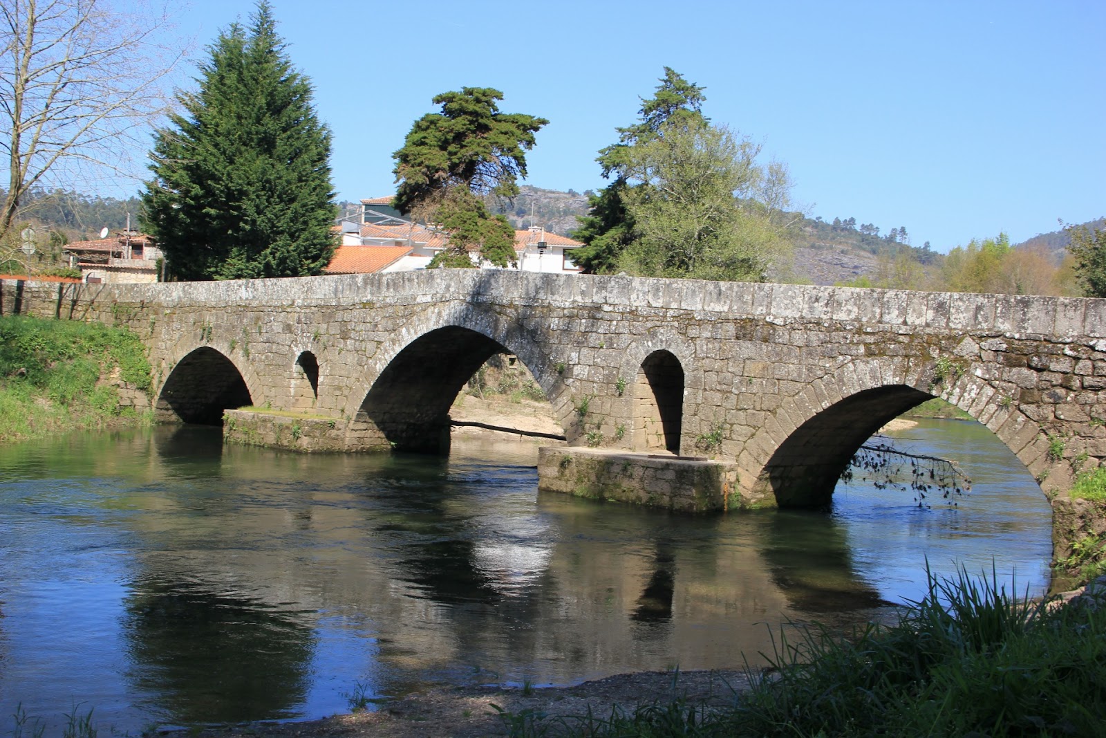 Caminha locality view on the Camino Portuguese route