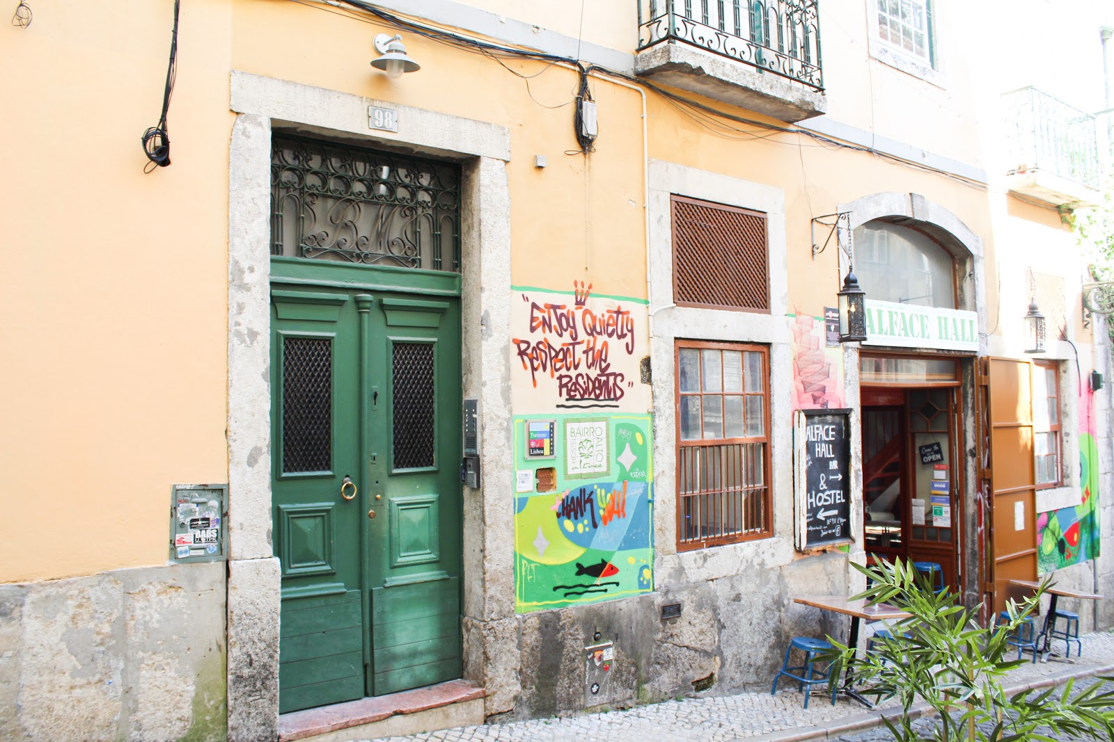 Alface Hall Hostel & Bar, albergue accommodation in Lisbon on the Camino Portuguese