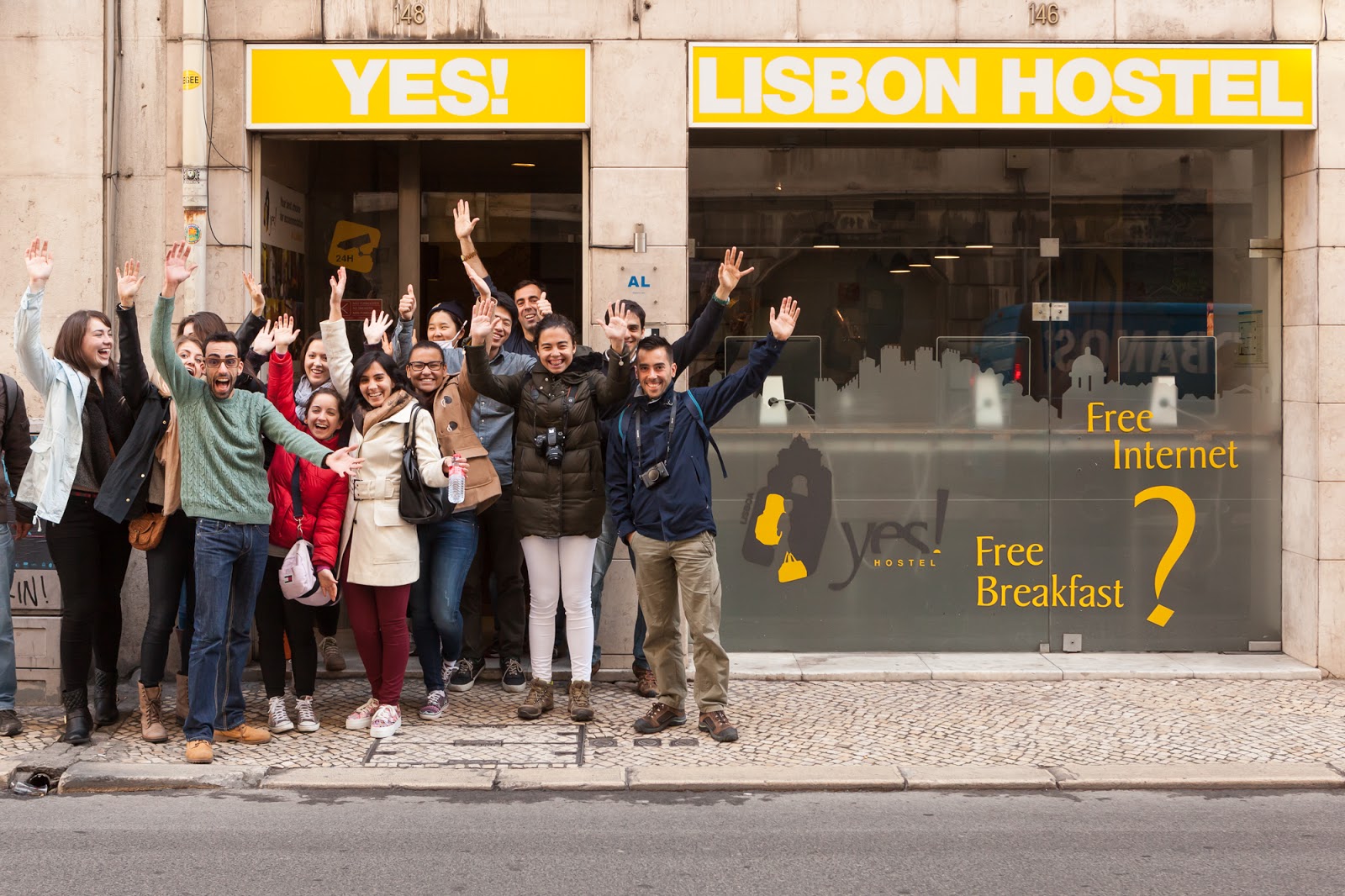 Yes! Lisbon Hostel, albergue accommodation in Lisbon on the Camino Portuguese