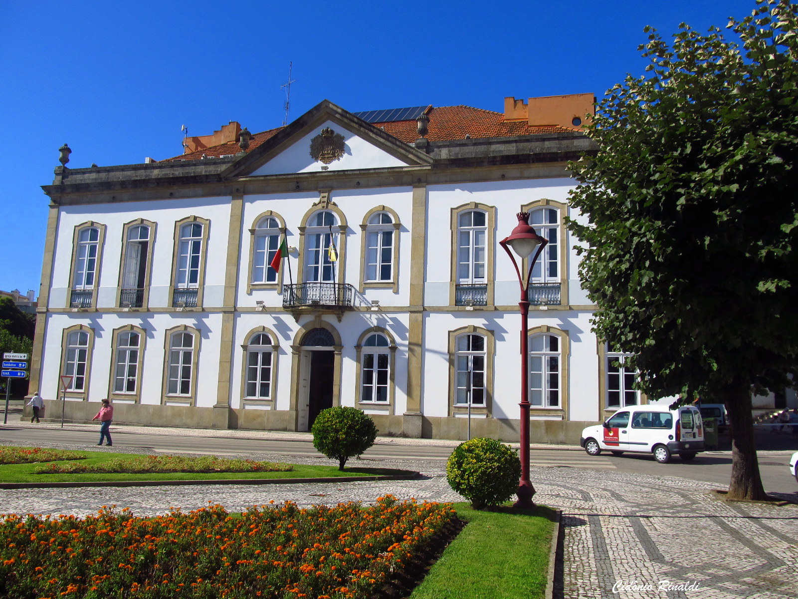 Albergaria-a-Velha locality view on the Camino Portuguese route