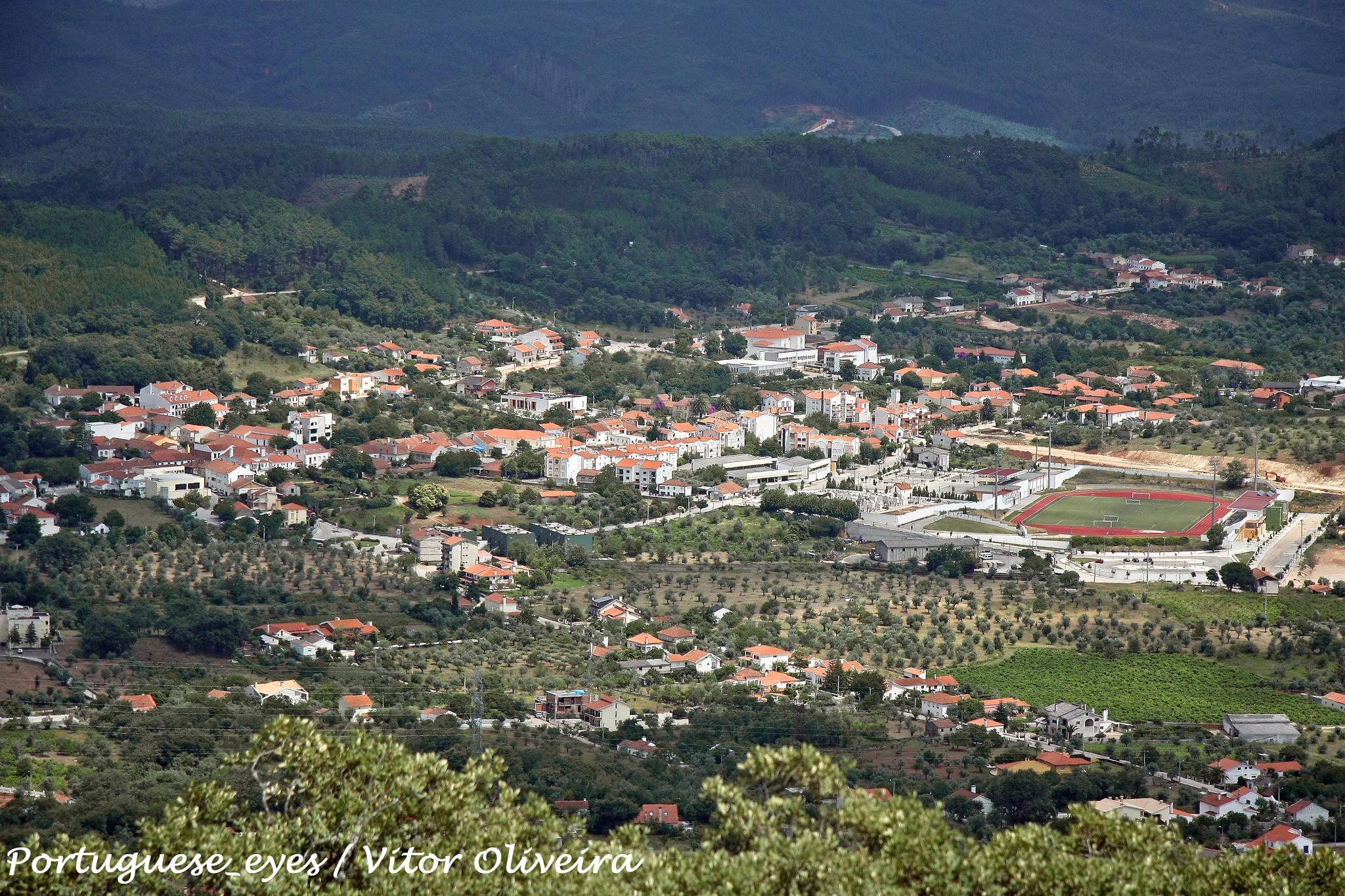 Alvaiazere locality view on the Camino Portuguese route